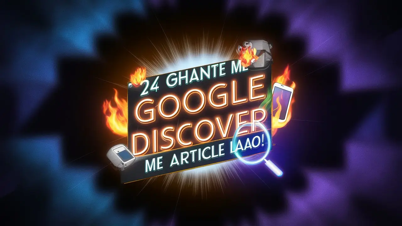 Discover me article kaise laaye 24 ghante me