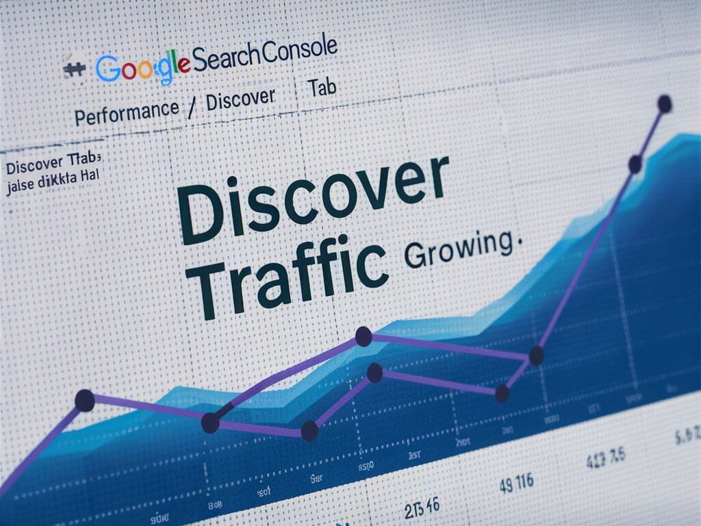 Search Console Discover tab traffic screenshot example
