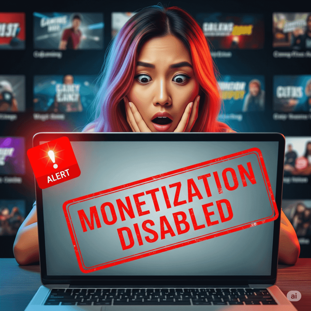 YouTube Monetization Disabled