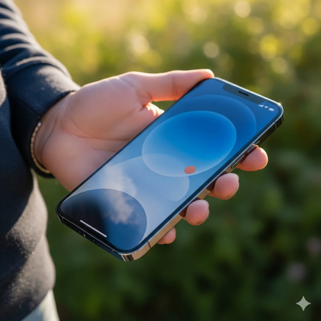 Apple iPhone Air 2025 slim design in hand outdoors