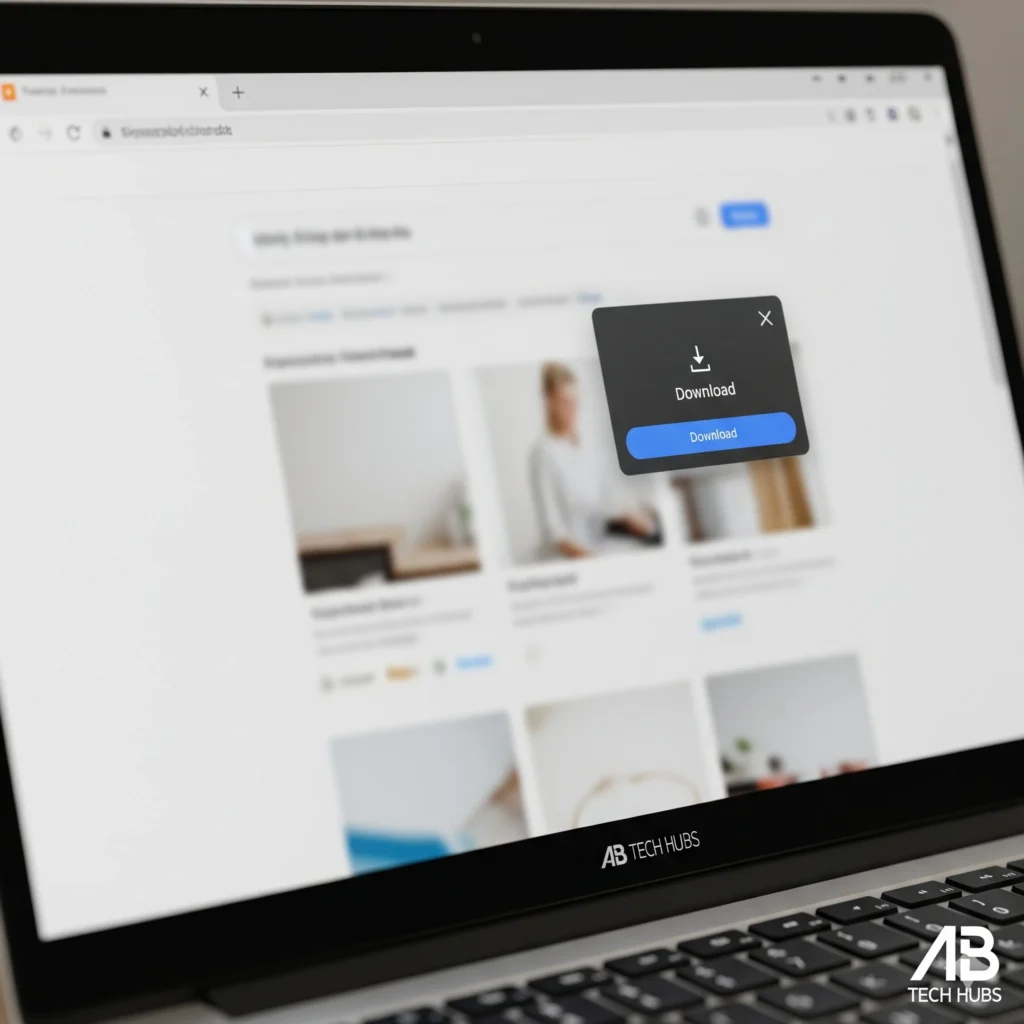 Laptop browser me video download extension