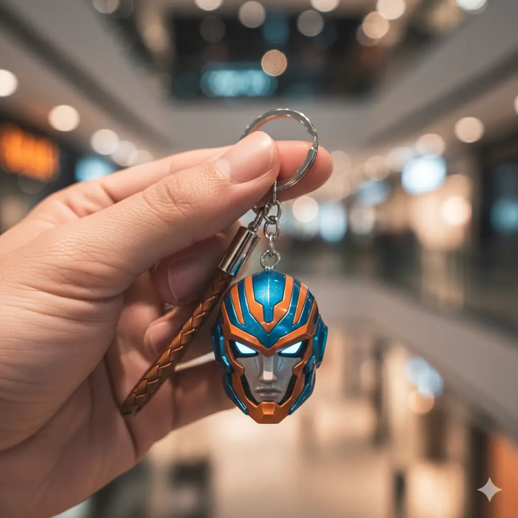 Product Keychain Macro Shot