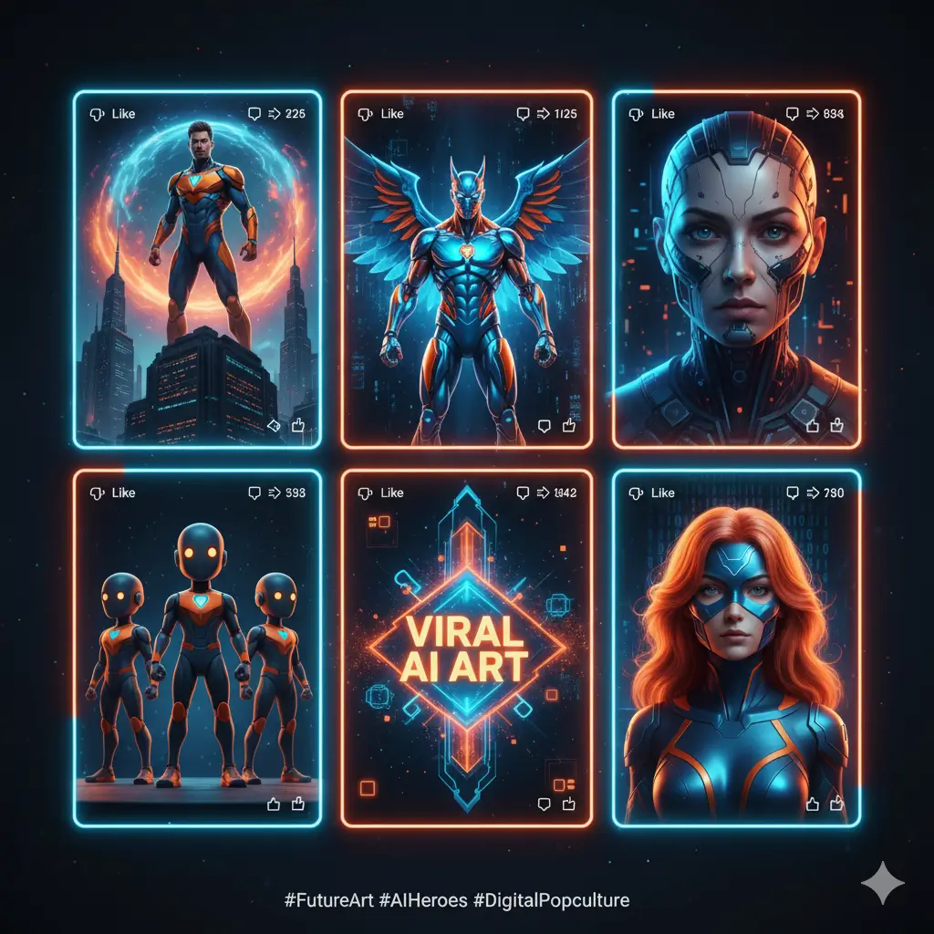 Trending AI Poster Collage