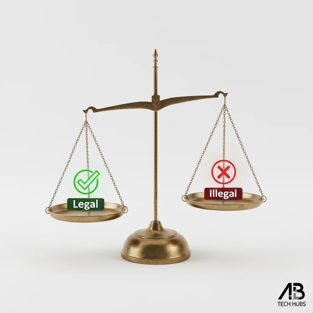 Legal vs Illegal video download balance