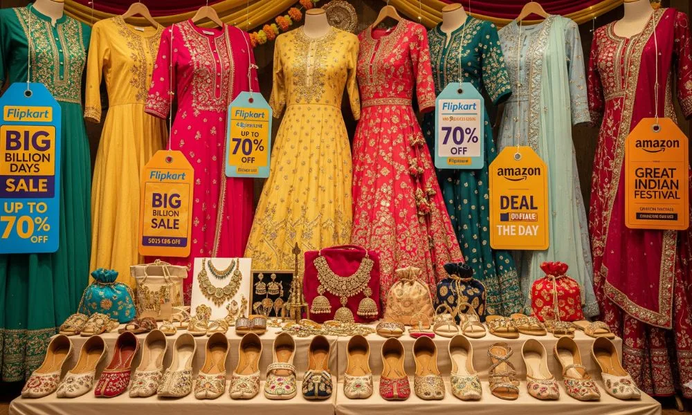 Fashion and lifestyle sale offers on Flipkart Big Billion Days 2025 and Amazon Sale