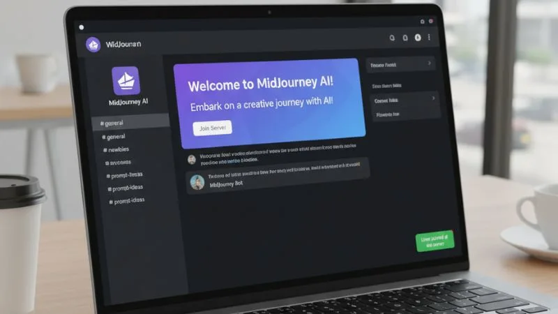 MidJourney Discord server join करने की प्रक्रिया
