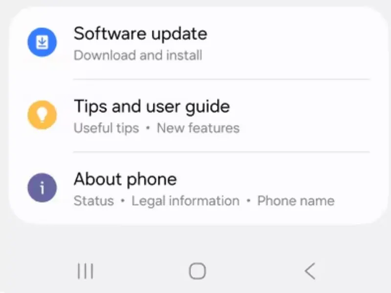 Samsung Galaxy One UI 8 नए फीचर्स का स्क्रीनशॉट