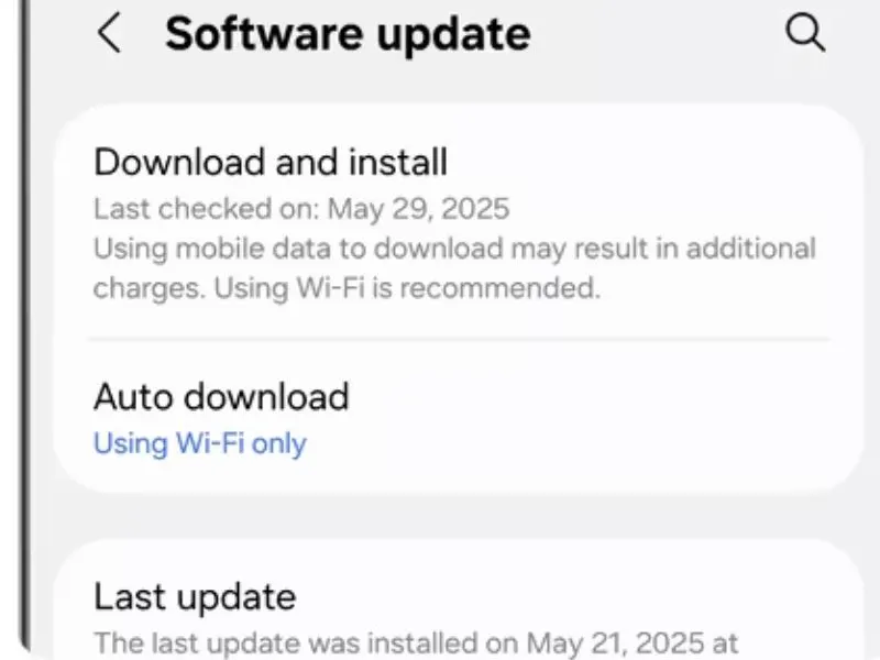 Samsung Galaxy One UI 8 Update Interface ka View